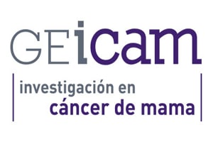 Logo GEICAM investigación en cáncer de mama